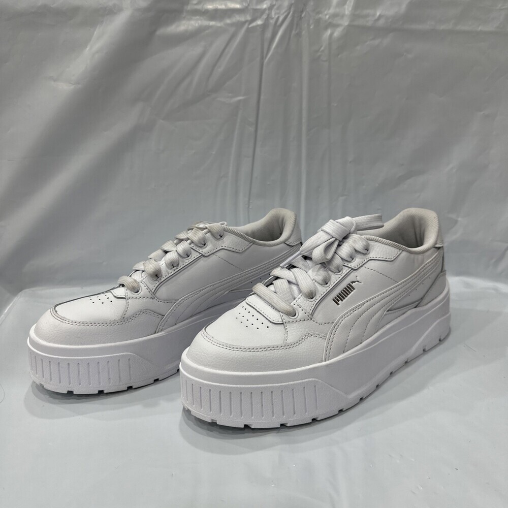 Puma Karmen II IDOL 398876-01 Sneakers Kids US 6.5 White Platform Shoes EBS1129